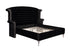Deanna Eastern King Tufted Upholstered Bed Black - 206101KE - Bien Home Furniture & Electronics