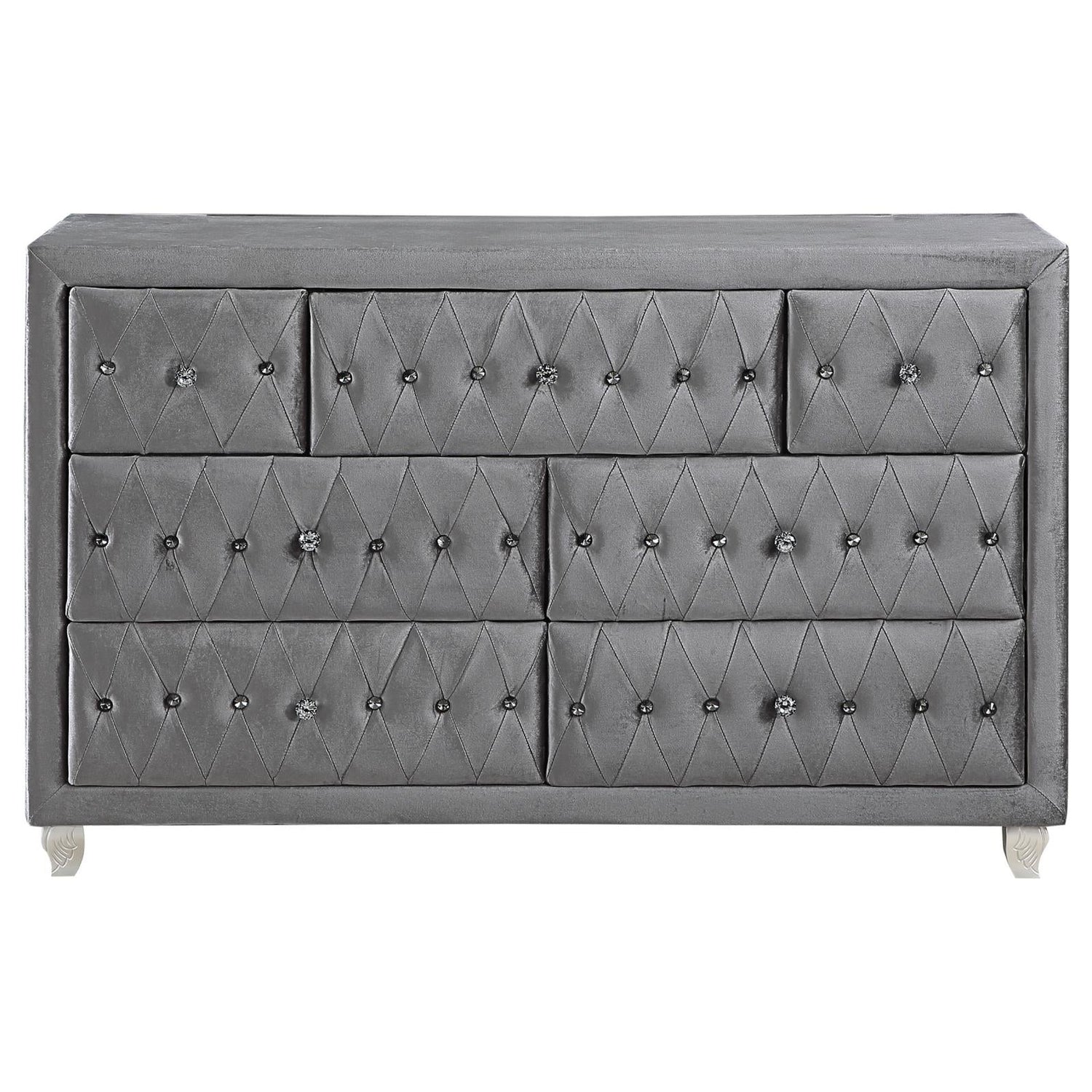 Deanna Gray 7-Drawer Rectangular Dresser - 205103 - Bien Home Furniture &amp; Electronics