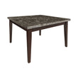 Decatur Dark Cherry Marble-Top Counter Height Table - 2456-36 - Bien Home Furniture & Electronics