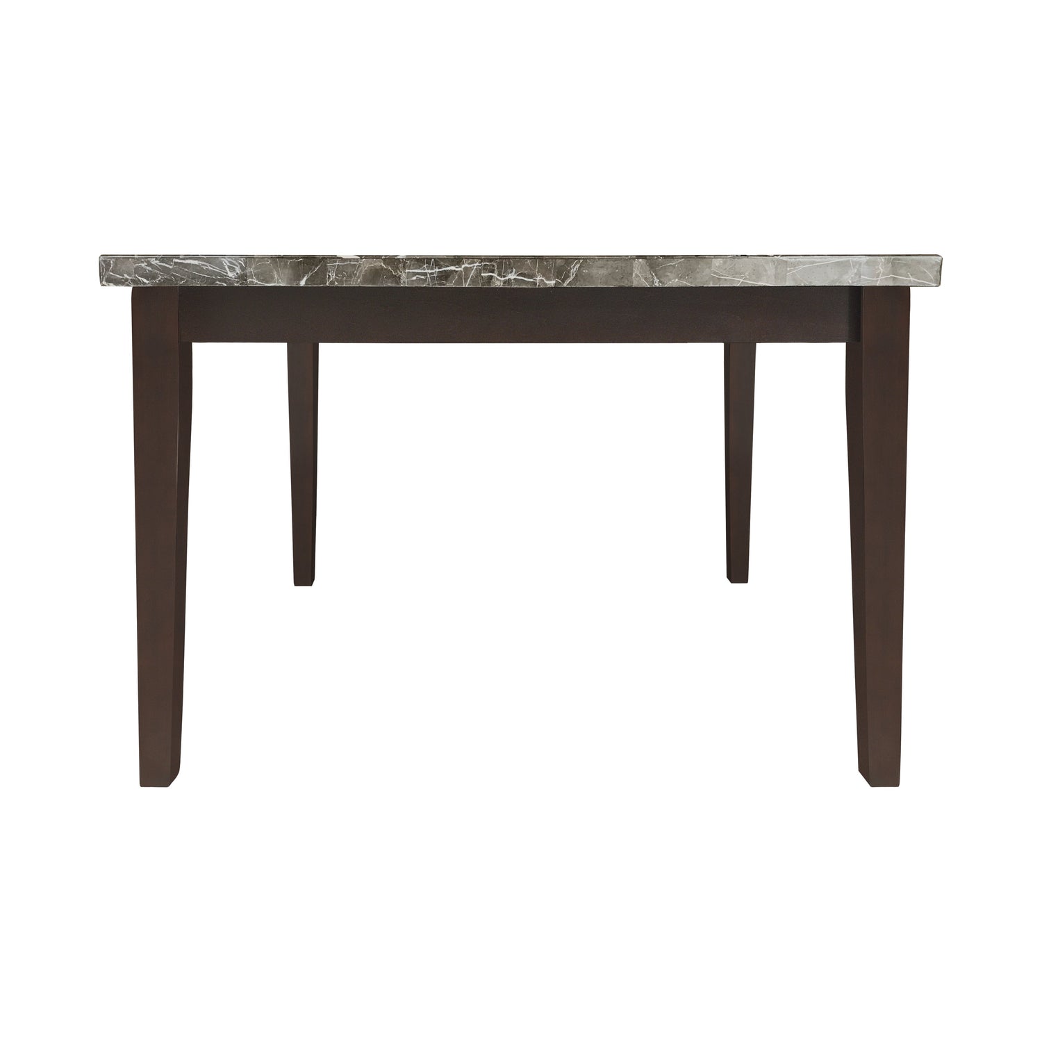 Decatur Dark Cherry Marble-Top Counter Height Table - 2456-36 - Bien Home Furniture &amp; Electronics