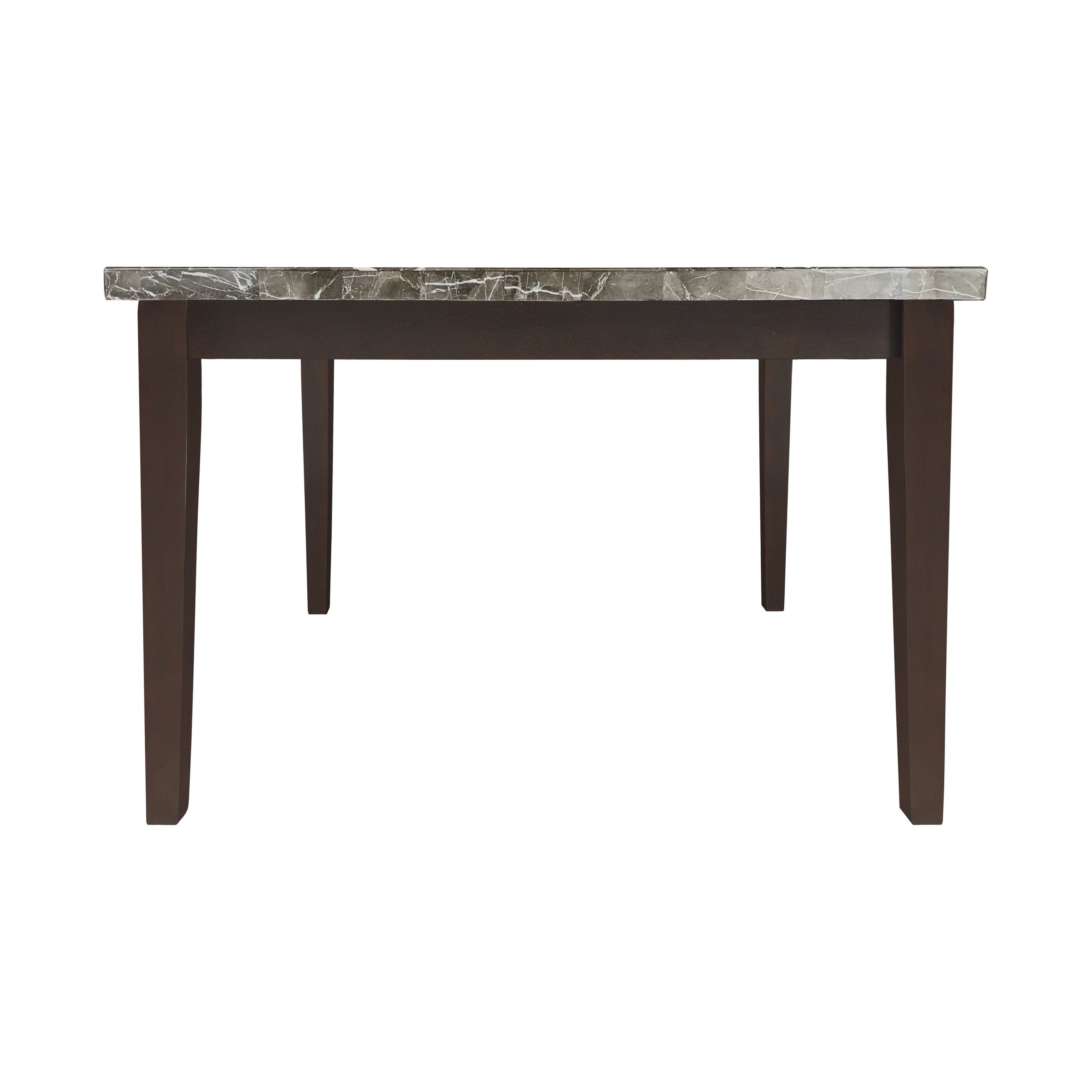 Decatur Dark Cherry Marble-Top Counter Height Table - 2456-36 - Bien Home Furniture &amp; Electronics