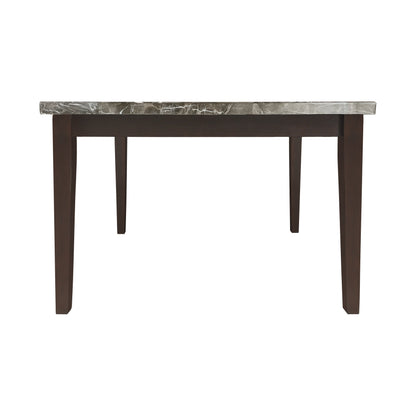 Decatur Dark Cherry Marble-Top Counter Height Table - 2456-36 - Bien Home Furniture &amp; Electronics