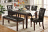 Decatur Dark Cherry Marble-Top Dining Set - SET | 2456-64 | 2456S(3) - Bien Home Furniture & Electronics