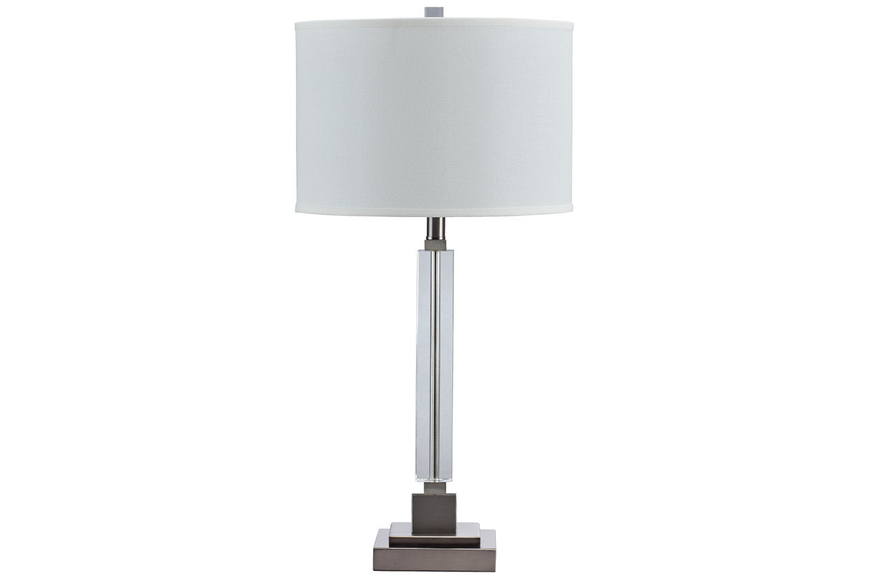Deccalen Clear/Silver Finish Table Lamp - L428174 - Bien Home Furniture &amp; Electronics