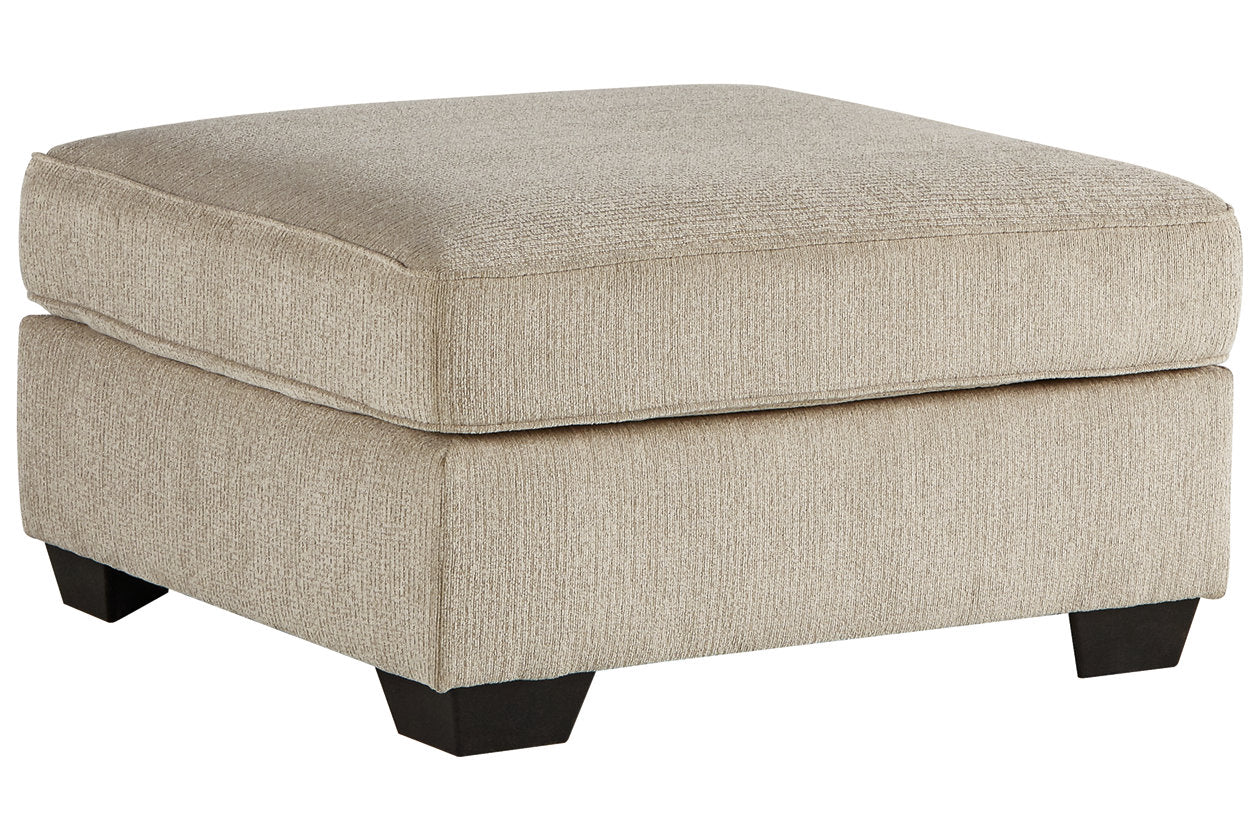 Decelle Putty Oversized Accent Ottoman - 8030508 - Bien Home Furniture &amp; Electronics