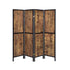 Deepika 4-Panel Folding Screen Antique Nutmeg/Black - 961413 - Bien Home Furniture & Electronics