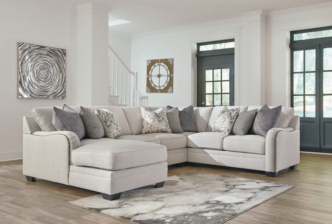 Dellara Chalk LAF Sectional - SET | 3210116 | 3210134 | 3210156 | 3210177 - Bien Home Furniture &amp; Electronics