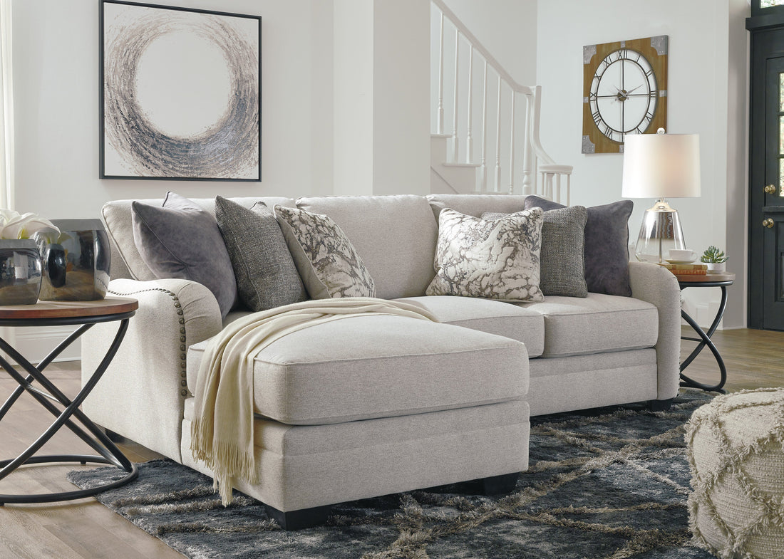 Dellara Chalk LAF Sofa Chaise - SET | 3210116 | 3210156 | 3210111 - Bien Home Furniture &amp; Electronics