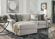 Dellara Chalk LAF Sofa Chaise - SET | 3210116 | 3210156 | 3210111 - Bien Home Furniture & Electronics