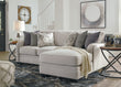 Dellara Chalk RAF Sofa Chaise - SET | 3210117 | 3210155 - Bien Home Furniture & Electronics