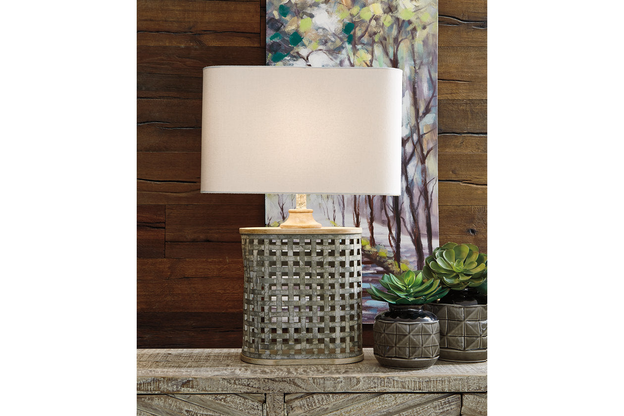 Deondra Gray Table Lamp - L208234 - Bien Home Furniture &amp; Electronics