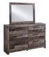 Derekson Multi Gray Bedroom Mirror (Mirror Only) - B200-36 - Bien Home Furniture & Electronics