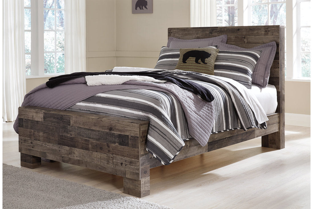 Derekson Multi Gray Full Panel Bed - SET | B200-84 | B200-86 | B200-87 - Bien Home Furniture &amp; Electronics