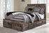 Derekson Multi Gray Full Panel Bed with 6 Storage Drawers - SET | B100-12 | B200-50(2) | B200-84S | B200-87 - Bien Home Furniture & Electronics