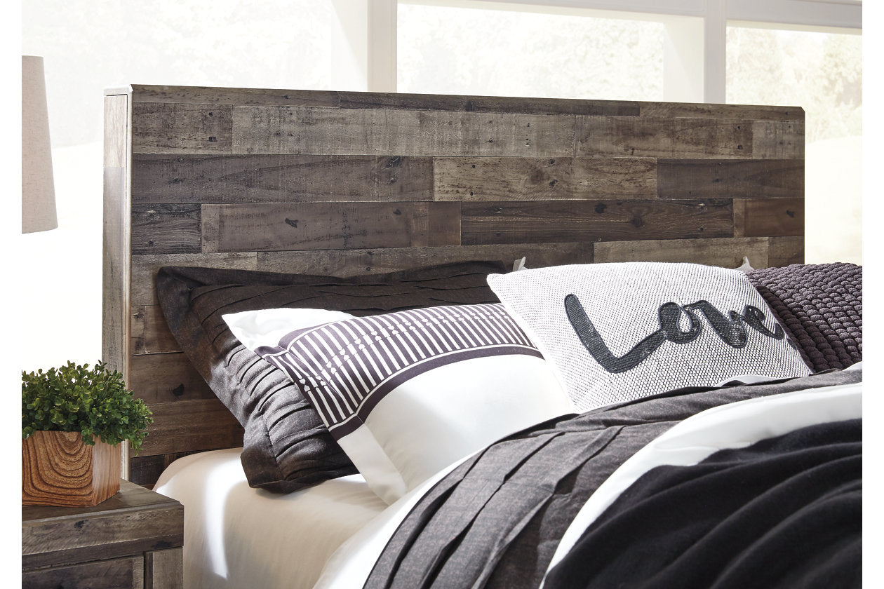 Derekson Multi Gray Full Panel Headboard - B200-87 - Bien Home Furniture &amp; Electronics