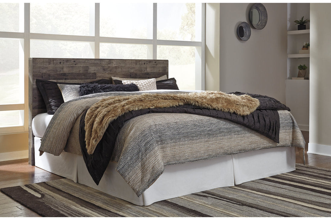 Derekson Multi Gray King Panel Headboard - B200-58 - Bien Home Furniture &amp; Electronics