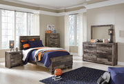 Derekson Multi Gray Panel Youth Bedroom Set - SET | B200-84 | B200-87 | B200-86 | B200-31 | B200-36 - Bien Home Furniture & Electronics
