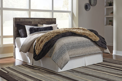 Derekson Multi Gray Queen Panel Headboard - B200-57 - Bien Home Furniture &amp; Electronics