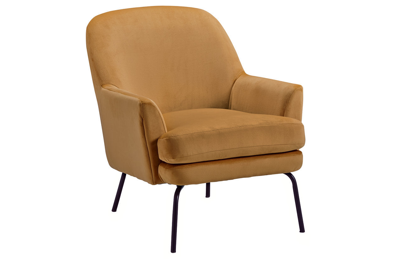 Dericka Gold Accent Chair - A3000237 - Bien Home Furniture &amp; Electronics