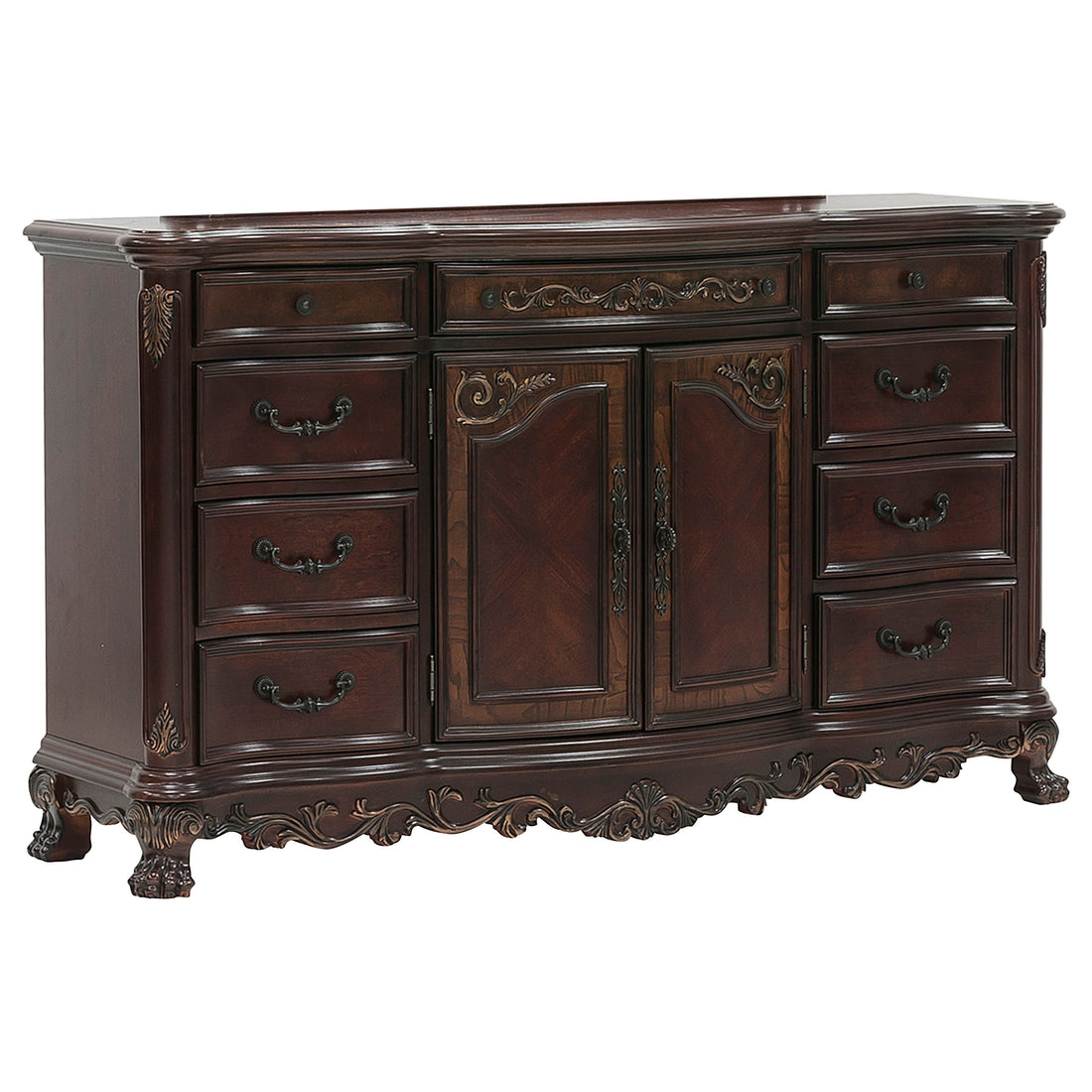 Deryn Park Cherry Dresser - 2243-5 - Bien Home Furniture &amp; Electronics