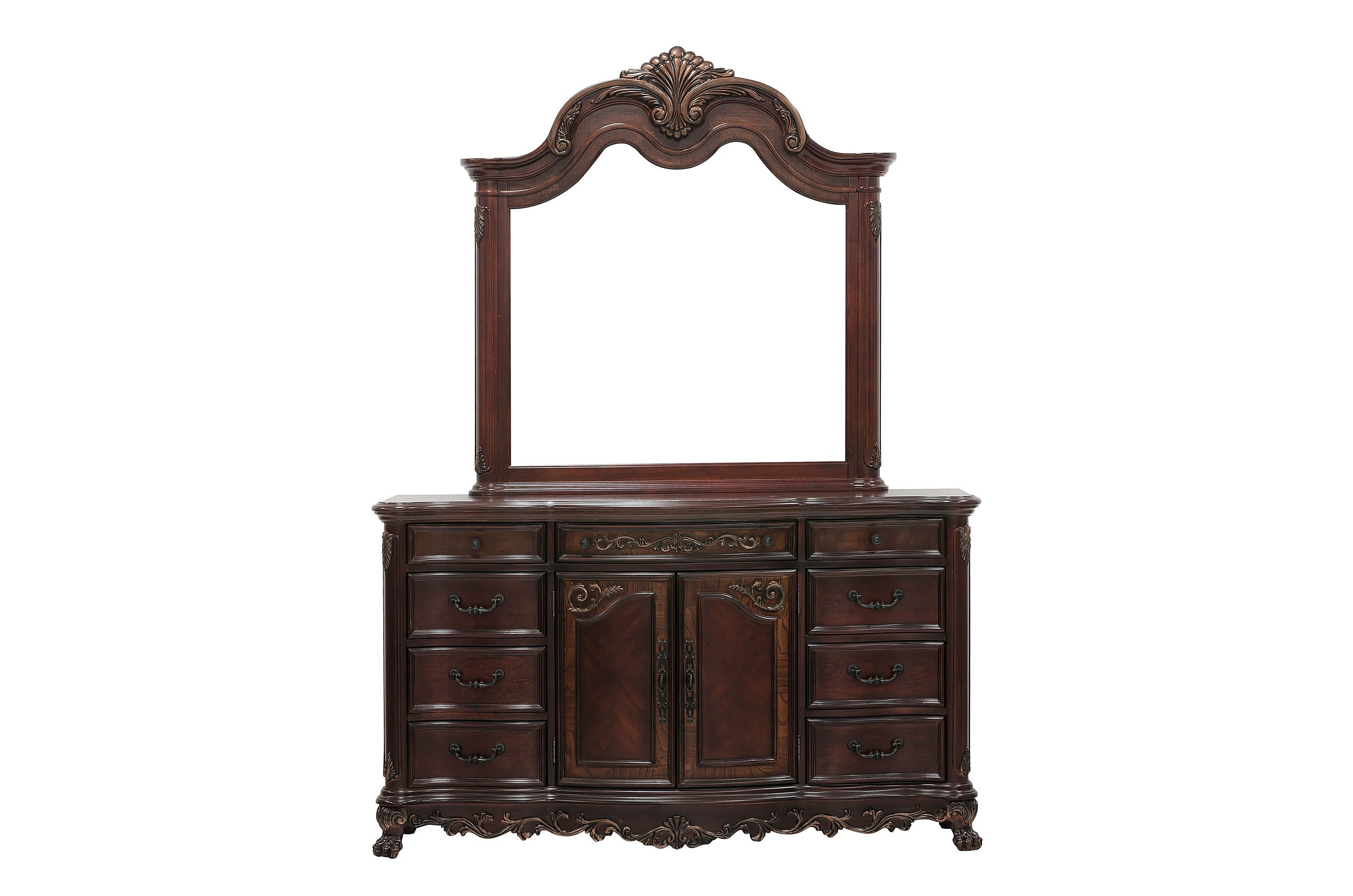 Deryn Park Cherry Dresser - 2243-5 - Bien Home Furniture &amp; Electronics