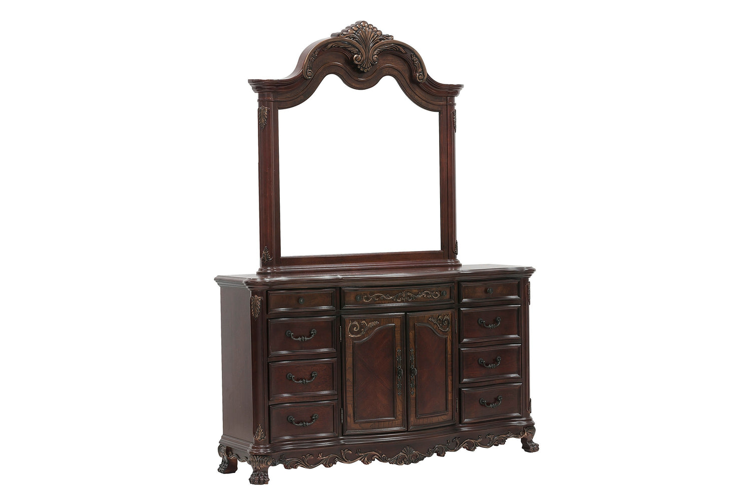 Deryn Park Cherry Dresser - 2243-5 - Bien Home Furniture &amp; Electronics