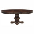 Deryn Park Cherry Extendable Round/Oval Dining Table - SET | 2243-76 | 2243-76B - Bien Home Furniture & Electronics