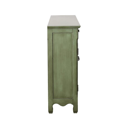 Deserie Antique Green 3-Door Accent Cabinet - 950357 - Bien Home Furniture &amp; Electronics