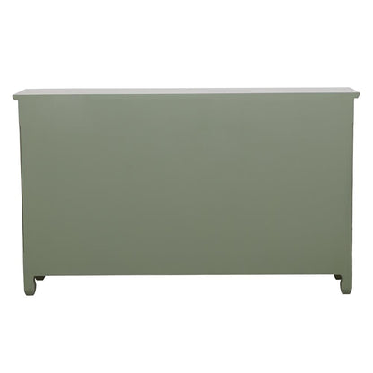 Deserie Antique Green 3-Door Accent Cabinet - 950357 - Bien Home Furniture &amp; Electronics