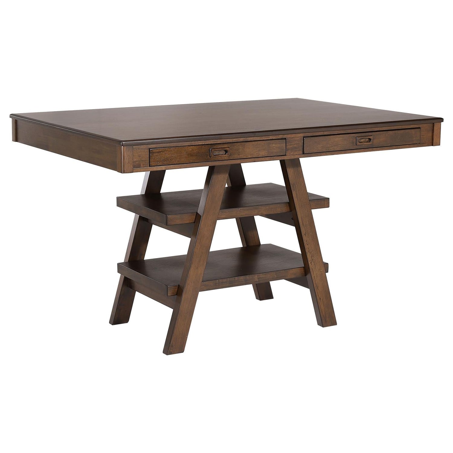 Dewey 5-Piece Rectangular Dining Set Brown/Walnut - 115208-S5 - Bien Home Furniture &amp; Electronics