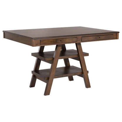 Dewey 5-Piece Rectangular Dining Set Brown/Walnut - 115208-S5 - Bien Home Furniture &amp; Electronics