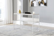 Deznee White Home Office Desk - H162-14 - Bien Home Furniture & Electronics