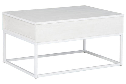 Deznee White Lift Top Coffee Table - T162-9 - Bien Home Furniture &amp; Electronics
