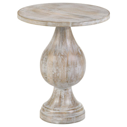 Dianella Round Pedestal Accent Table - 915107 - Bien Home Furniture &amp; Electronics