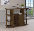 Diggs Walnut Bar Unit with Wine Bottle Storage - 100439 - Bien Home Furniture & Electronics