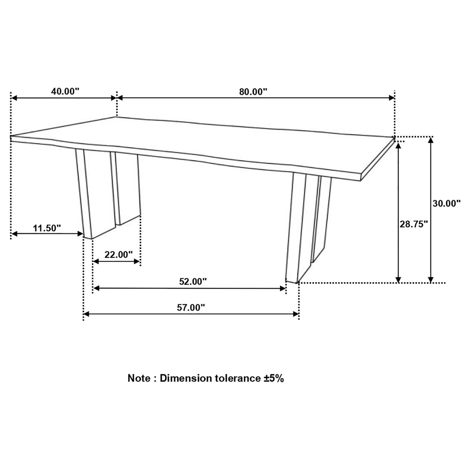DINING TABLE - 115541 - Bien Home Furniture &amp; Electronics