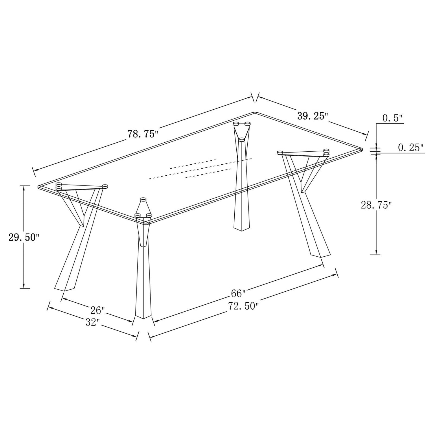 DINING TABLE - 190711 - Bien Home Furniture &amp; Electronics