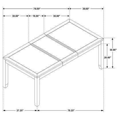 DINING TABLE 5 PC SET - 121221-S5 - Bien Home Furniture &amp; Electronics