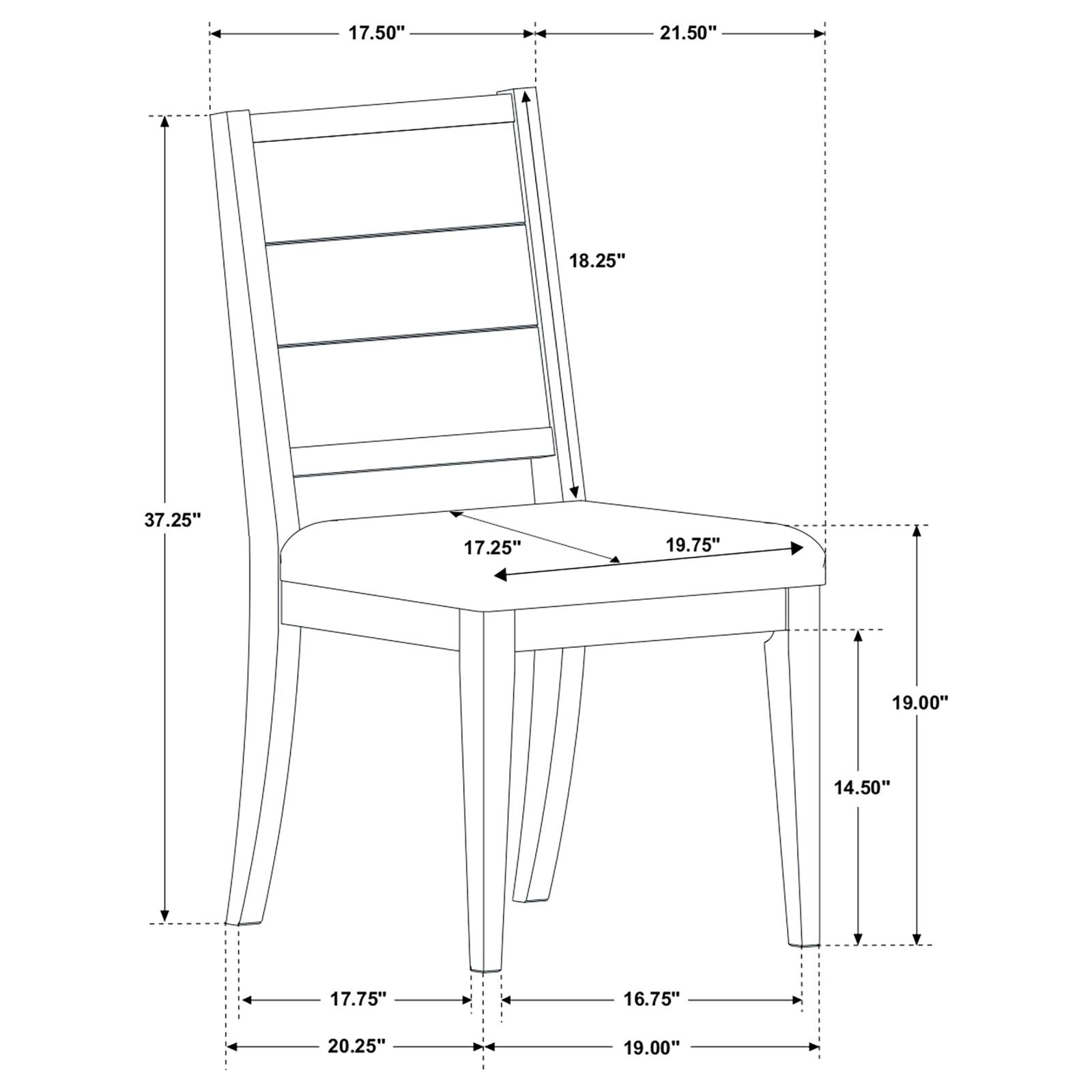DINING TABLE 5 PC SET - 121221-S5 - Bien Home Furniture &amp; Electronics