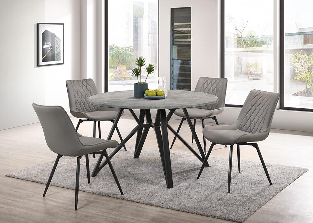 DINING TABLE 5 PC SET - 193801-S5 - Bien Home Furniture &amp; Electronics