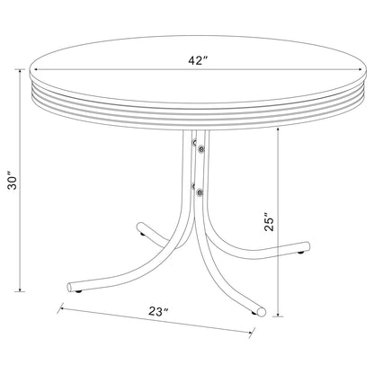 DINING TABLE 5 PC SET - 2388-S5R - Bien Home Furniture &amp; Electronics