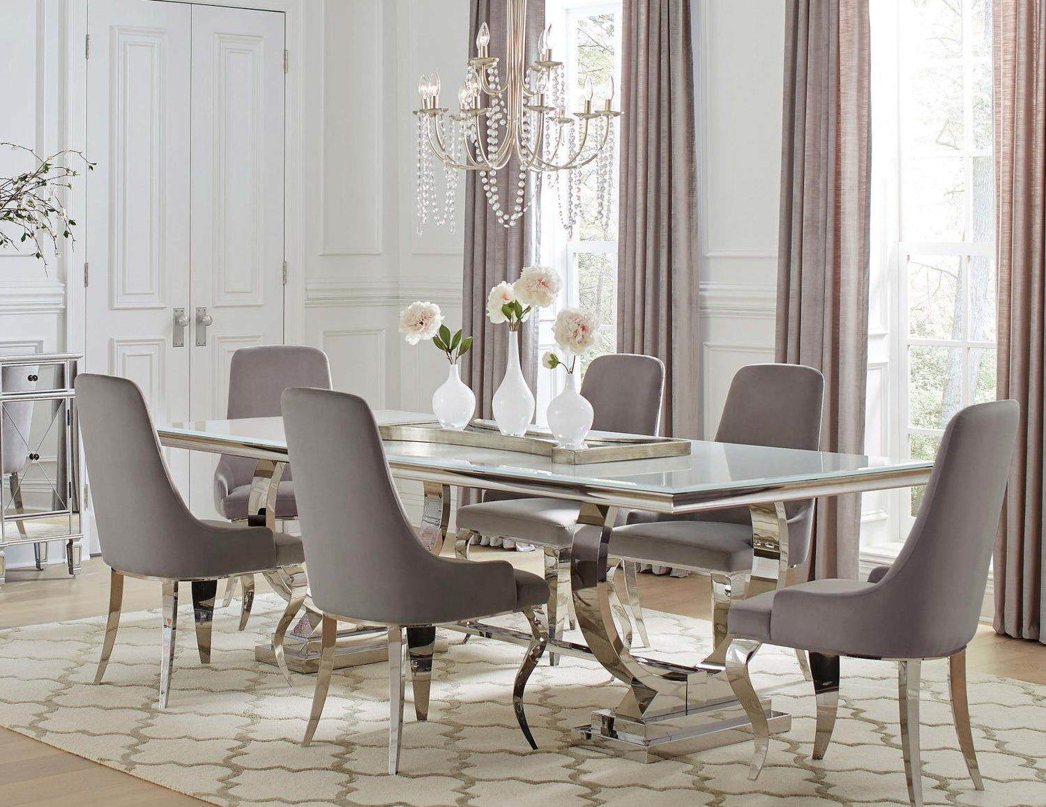 DINING TABLE 7 PC SET - 108811-S7G - Bien Home Furniture &amp; Electronics