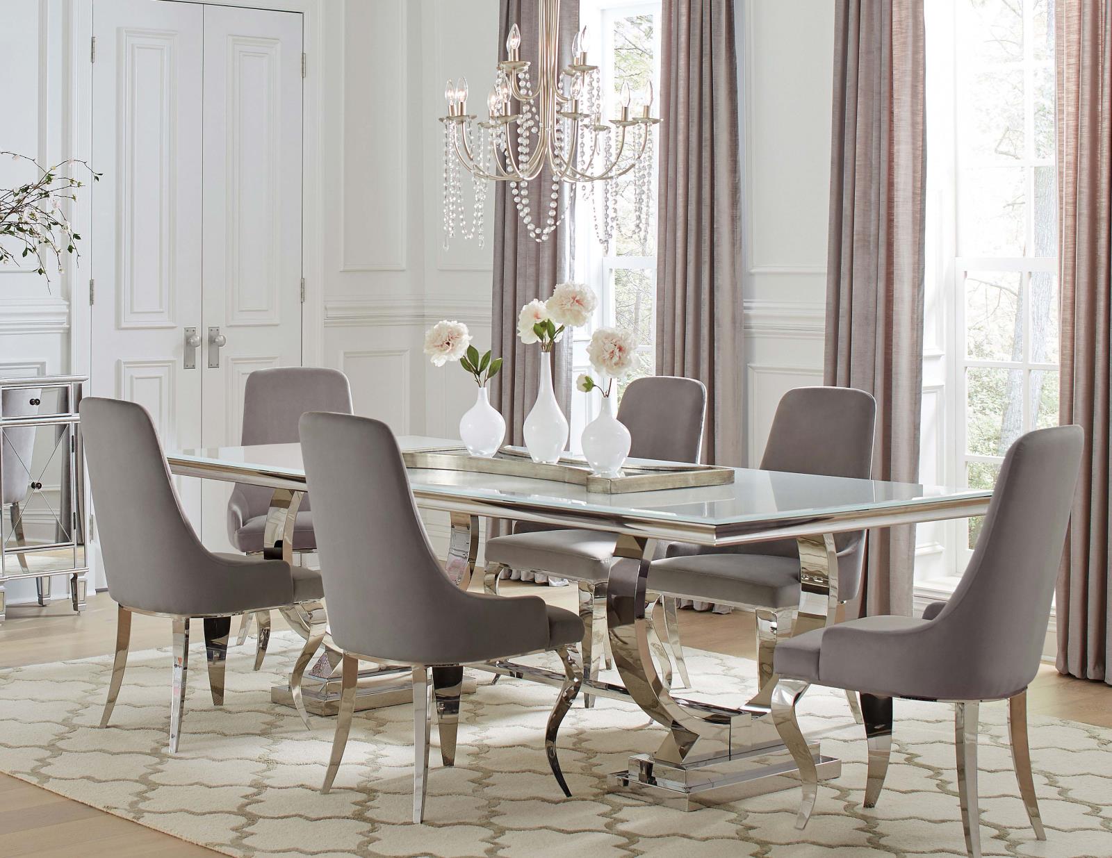 DINING TABLE 7 PC SET - 108811-S7G - Bien Home Furniture &amp; Electronics