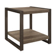 Dogue Brown/Gunmetal End Table - 3606NM-04 - Bien Home Furniture & Electronics