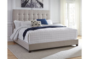 Dolante Beige Queen Upholstered Bed - B130-581 - Bien Home Furniture & Electronics