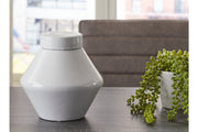 Domina White Jar - A2000485J - Bien Home Furniture & Electronics