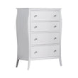 Dominique White 4-Drawer Chest - 400565 - Bien Home Furniture & Electronics