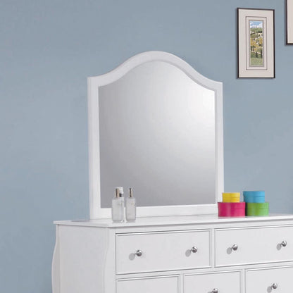 Dominique White Dresser Mirror - 400564 - Bien Home Furniture &amp; Electronics