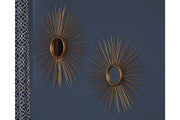 Doniel Antique Gold Finish Accent Mirror, Set of 2 - A8010054 - Bien Home Furniture & Electronics