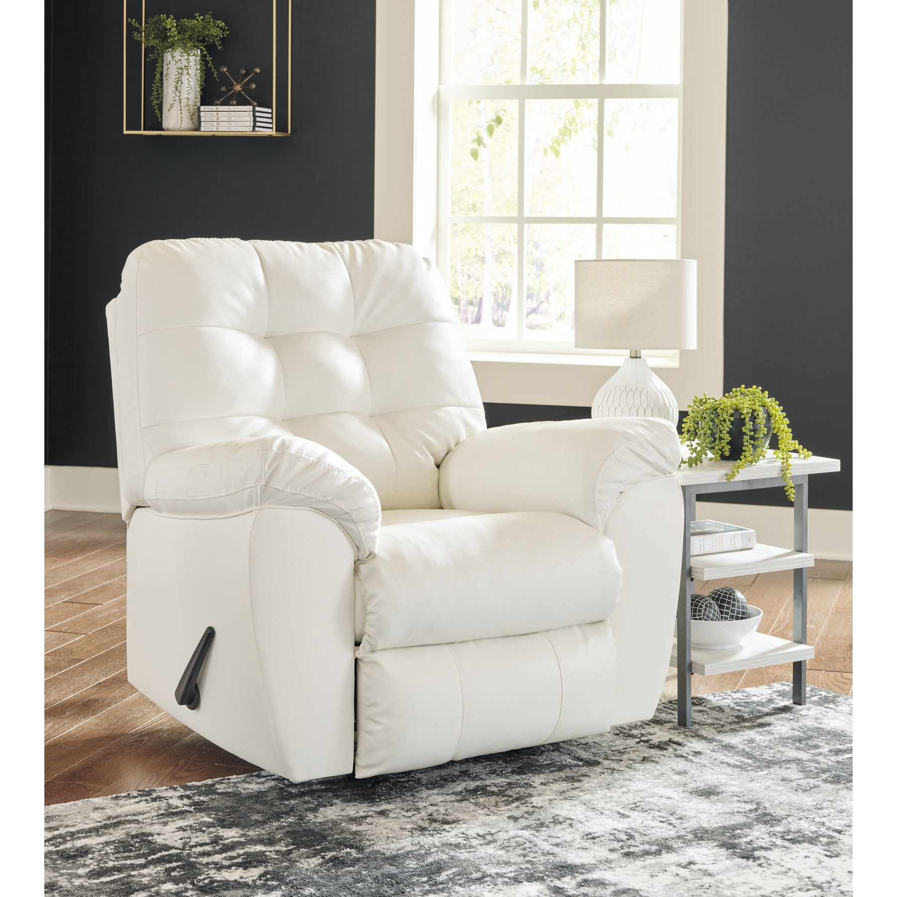 Donlen White LAF Sectional - SET | 5970316 | 5970367 - Bien Home Furniture &amp; Electronics